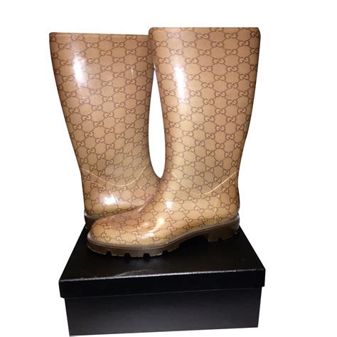 botte de pluie gucci femme|bottes gucci femme luxe.